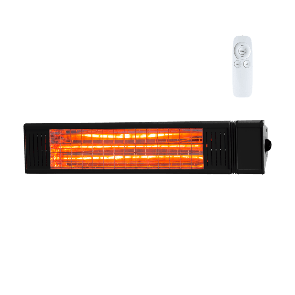 Martec Infrastrip 2200W Halogen Exterior Heater – White or Matt Black - Mases LightingMartec