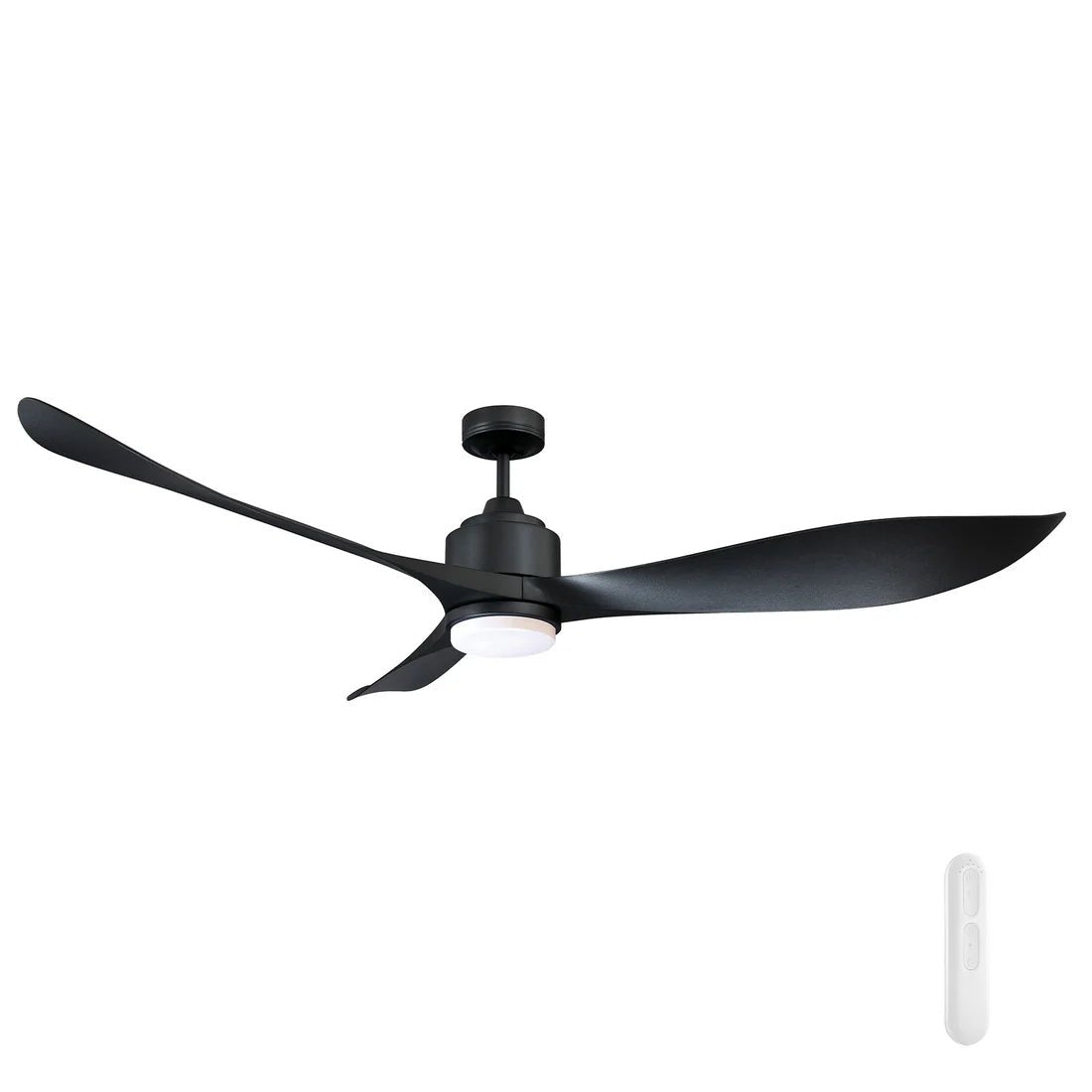 Mercator Eagle XL 168cm DC Ceiling Fan with LED Light and Remote in  Graphite, Oil Rubbed Bronze, White and Black