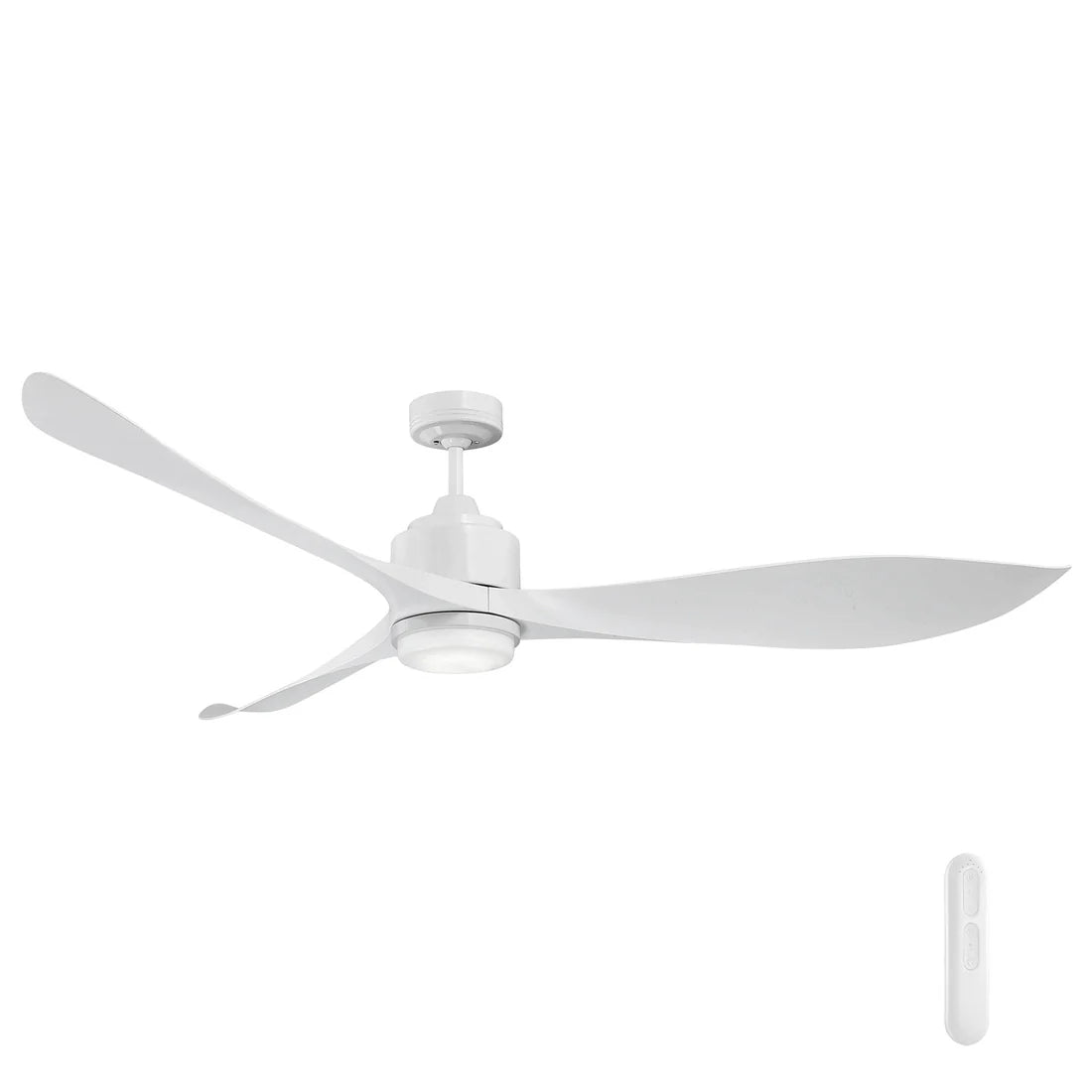 Mercator Eagle XL 168cm DC Ceiling Fan with LED Light and Remote in  Graphite, Oil Rubbed Bronze, White and Black