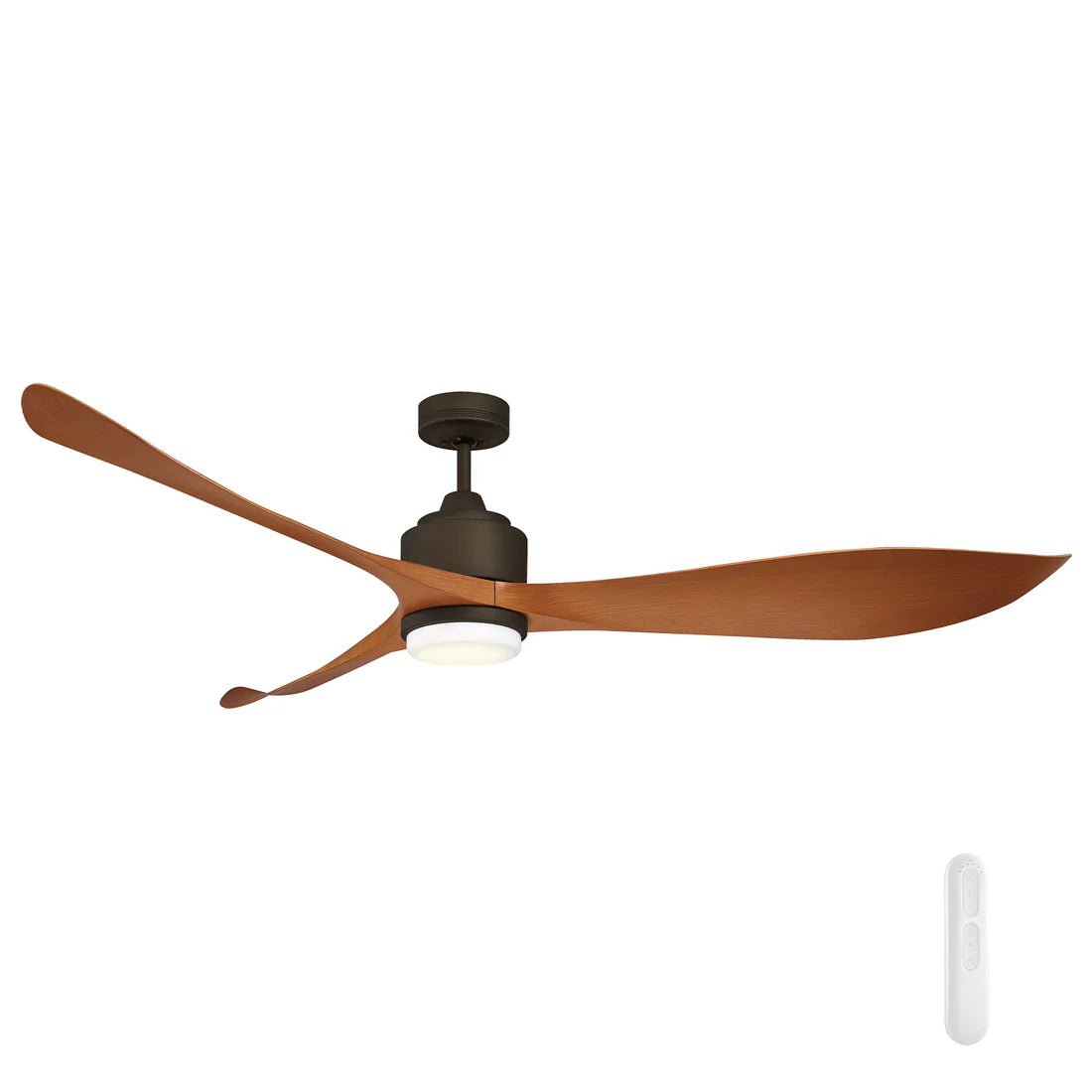 Mercator Eagle XL 168cm DC Ceiling Fan with LED Light and Remote in  Graphite, Oil Rubbed Bronze, White and Black