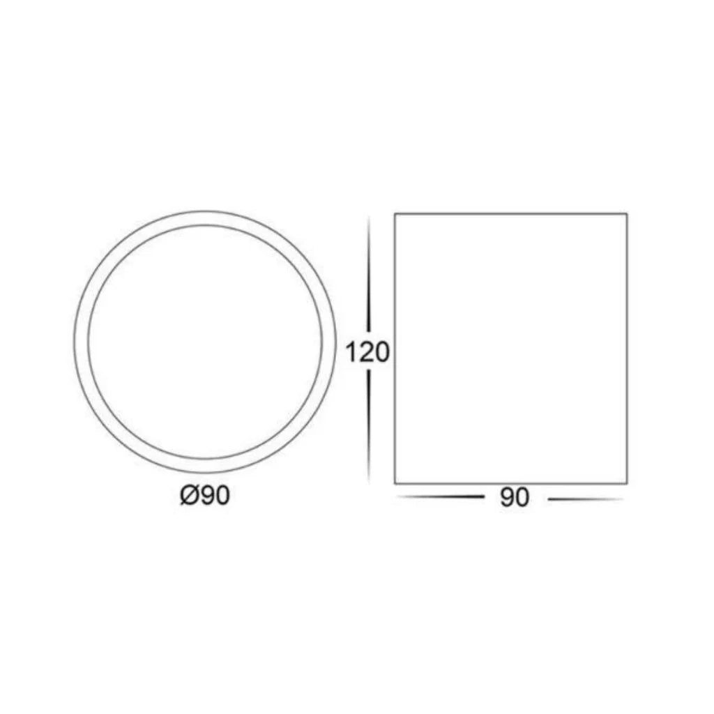 Nella LED Downlight 12w Black, White CCT HV5813T - BLK, HV5813T - WHT Havit Lighting - Mases LightingHavit Lighting