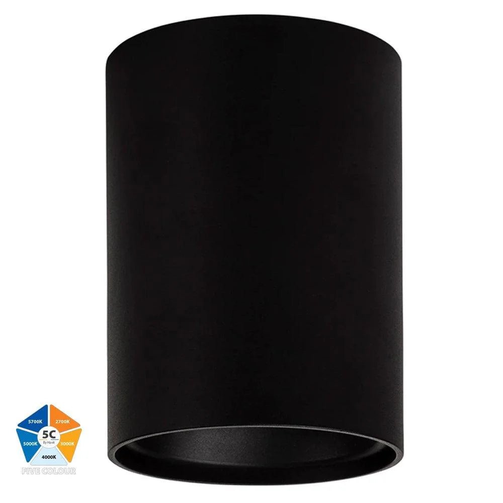Nella Surface Mounted LED Downlight 12w Black, White CCT HV5842S - BLK, HV5842S - WHT Havit Lighting - Mases LightingHavit Lighting