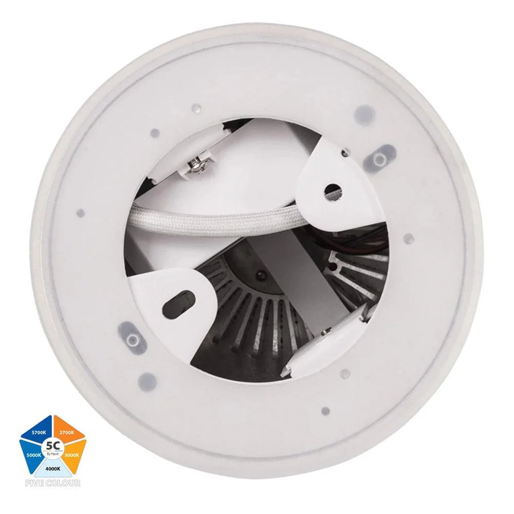 Nella Surface Mounted LED Downlight 18w Black, White CCT HV5843S - BLK, HV5843S - WHT Havit Lighting - Mases LightingHavit Lighting