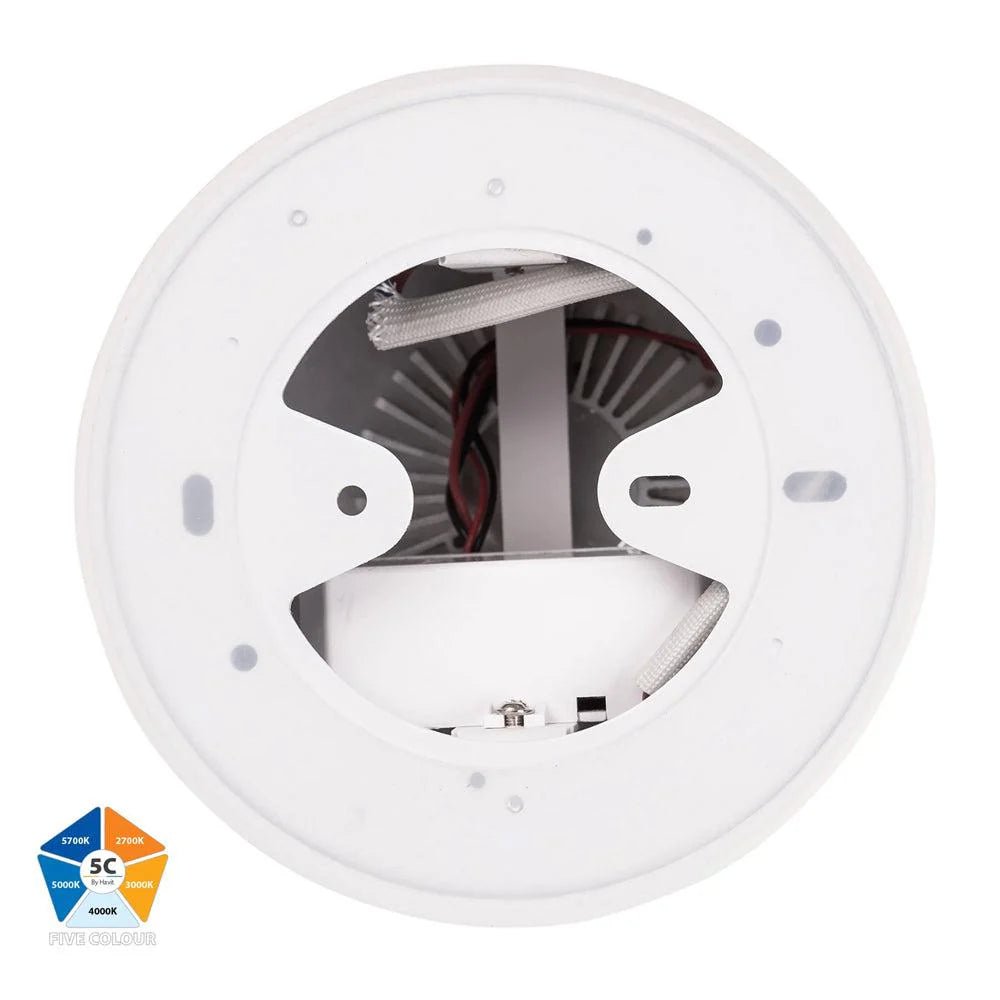 Nella Surface Mounted LED Downlight 24w Black, White CCT HV5844S - BLK, HV5844S - WHT Havit Lighting - Mases LightingHavit Lighting