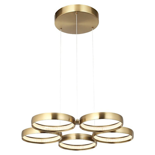 Olympus 5 Light LED Pendant Gold, White or Black - Mases LightingCougar Lighting