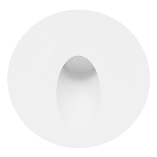 Round LED Step Light 3w 3000k in White or Black - Mases LightingTrend Lighting