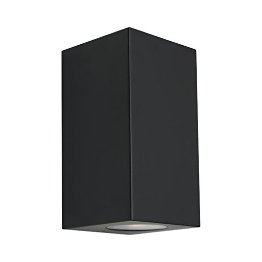 Saco 240V GU10 Up / Down Wall Pillar Light White or Black - Mases LightingCougar Lighting