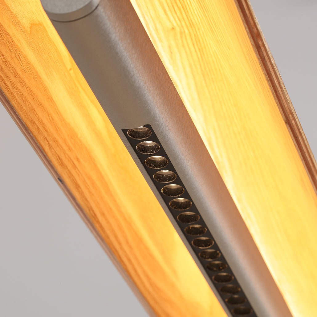 Sailé Linear Wood Pendant | Lighting Creations