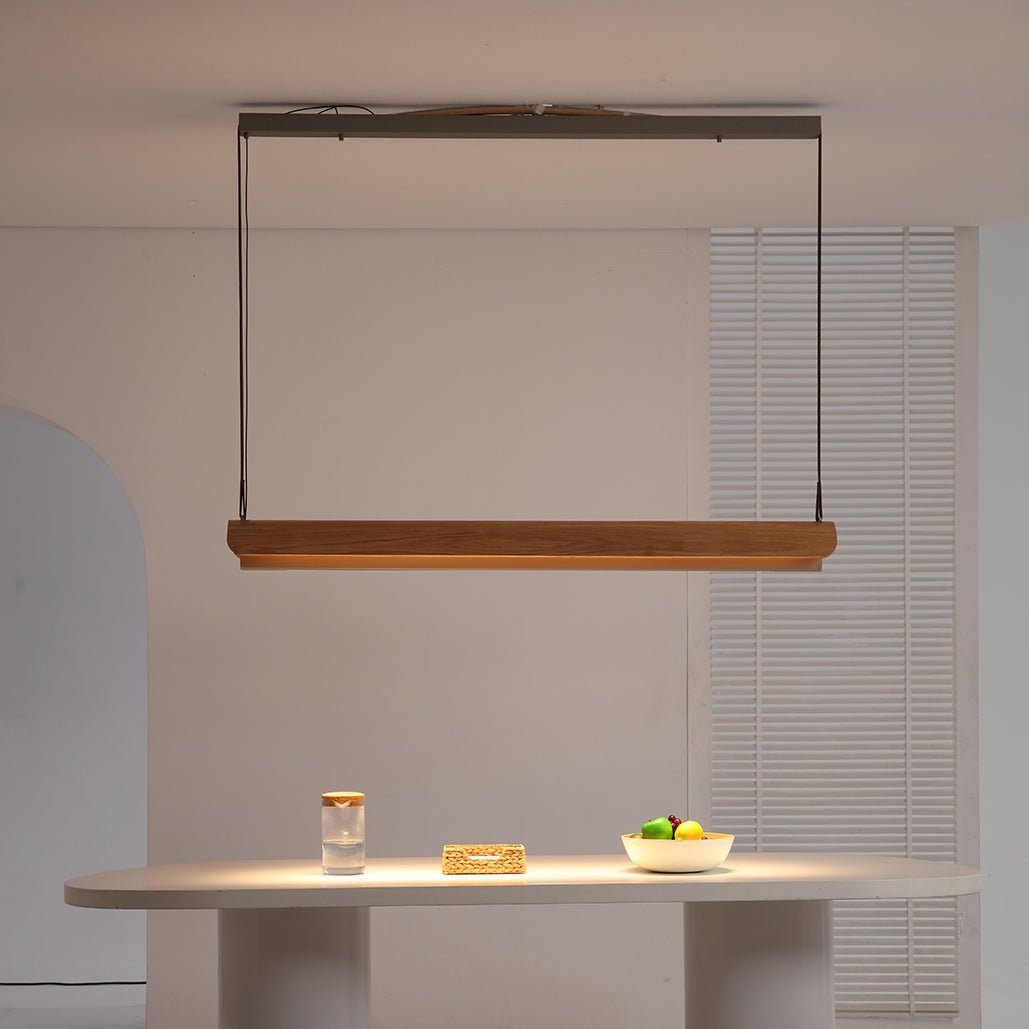 Sailé Linear Wood Pendant | Lighting Creations