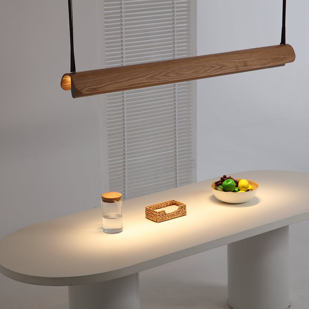 Sailé Linear Wood Pendant - Mases LightingLighting Creations