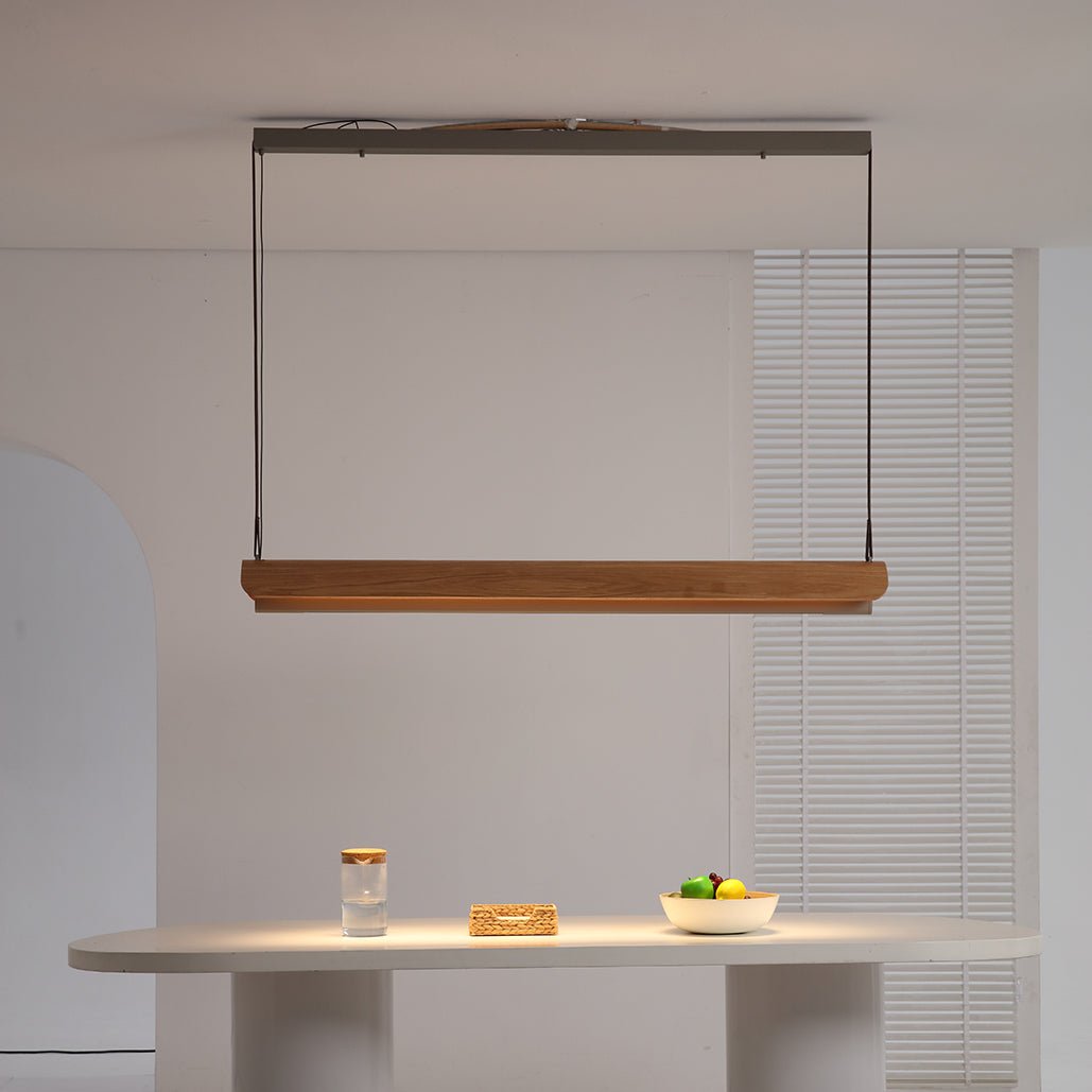 Sailé Linear Wood Pendant | Lighting Creations