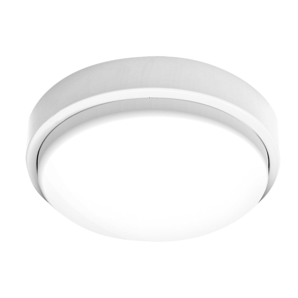 SAL Benny LED Oyster Light Tri-Color 10/40W IP65 in White SAL Sunny Lighting - SL2106TC