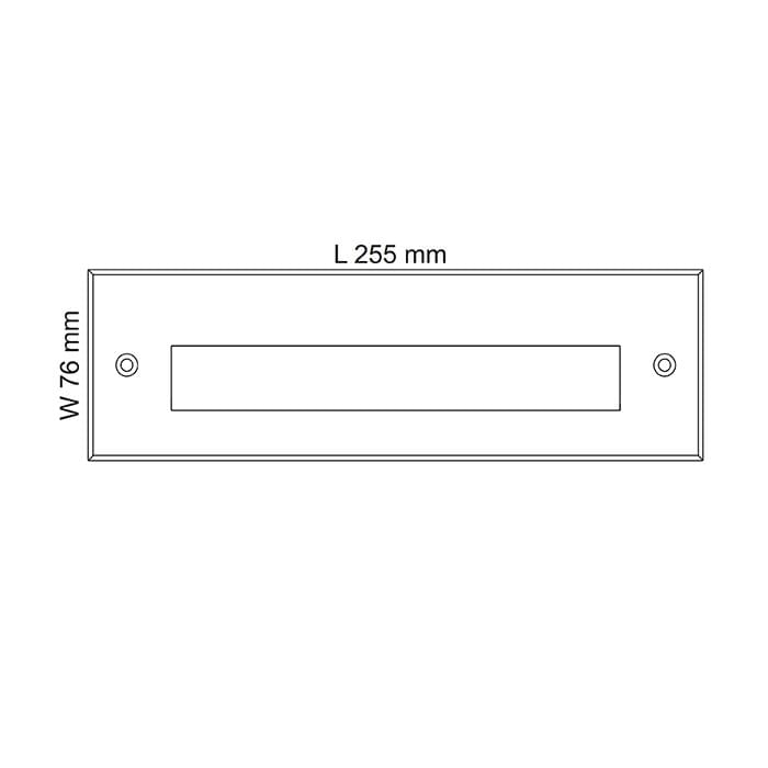 SAL Exterior Brick Light Maxi Plain SE7139 7W - Mases LightingSAL