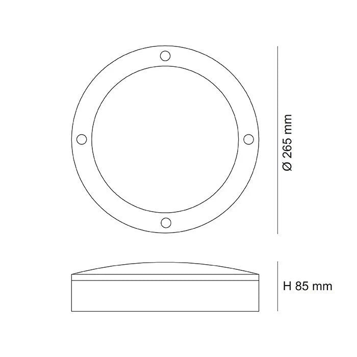 SAL Exterior Bunker Light Cooper SE7081TC 16W - Mases LightingSAL