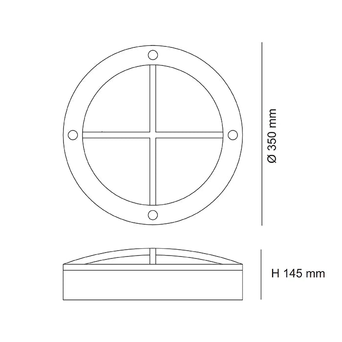 SAL EXTERIOR LED BUNKER COOPER SE7084L 23W - Mases LightingSAL