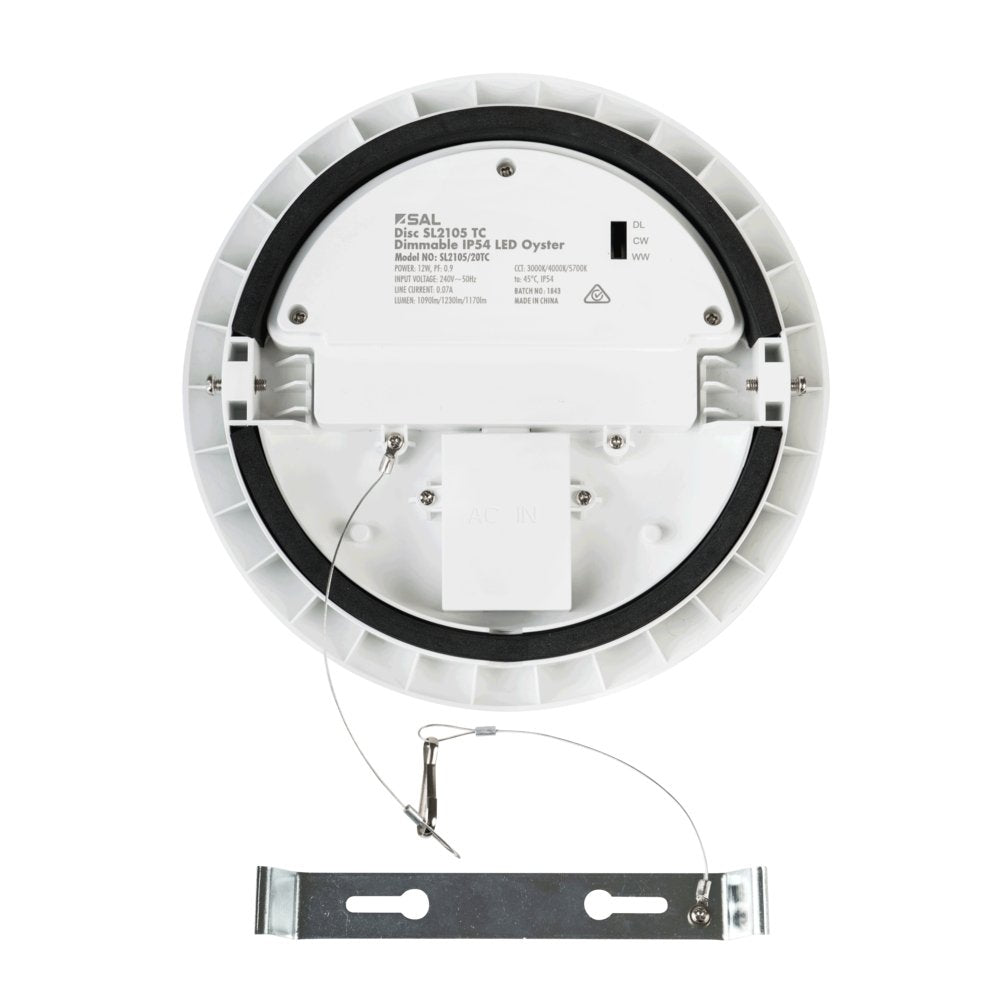 SAL MEMPHIS ROUND SL9719RD LED Weatherproof 4000K White 22W 240V IP65 - SL9719RD, SL9719RD/C - Mases LightingSAL