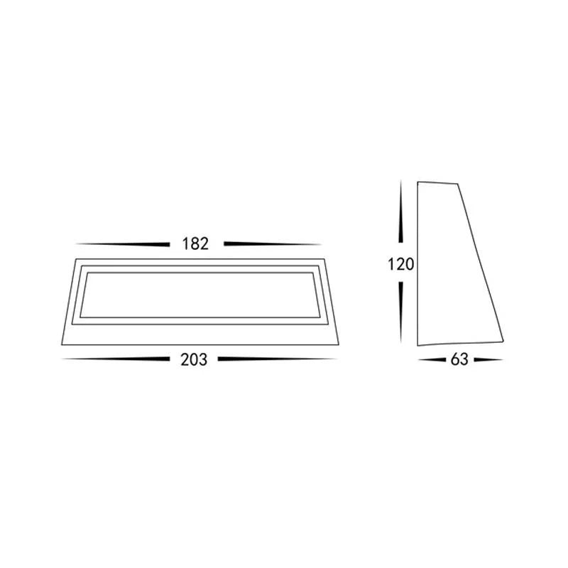 Shim LED Step Light Tri - Colour Surface Mounted in Black or White Havit Lighting - HV3278T - Mases LightingHavit Lighting