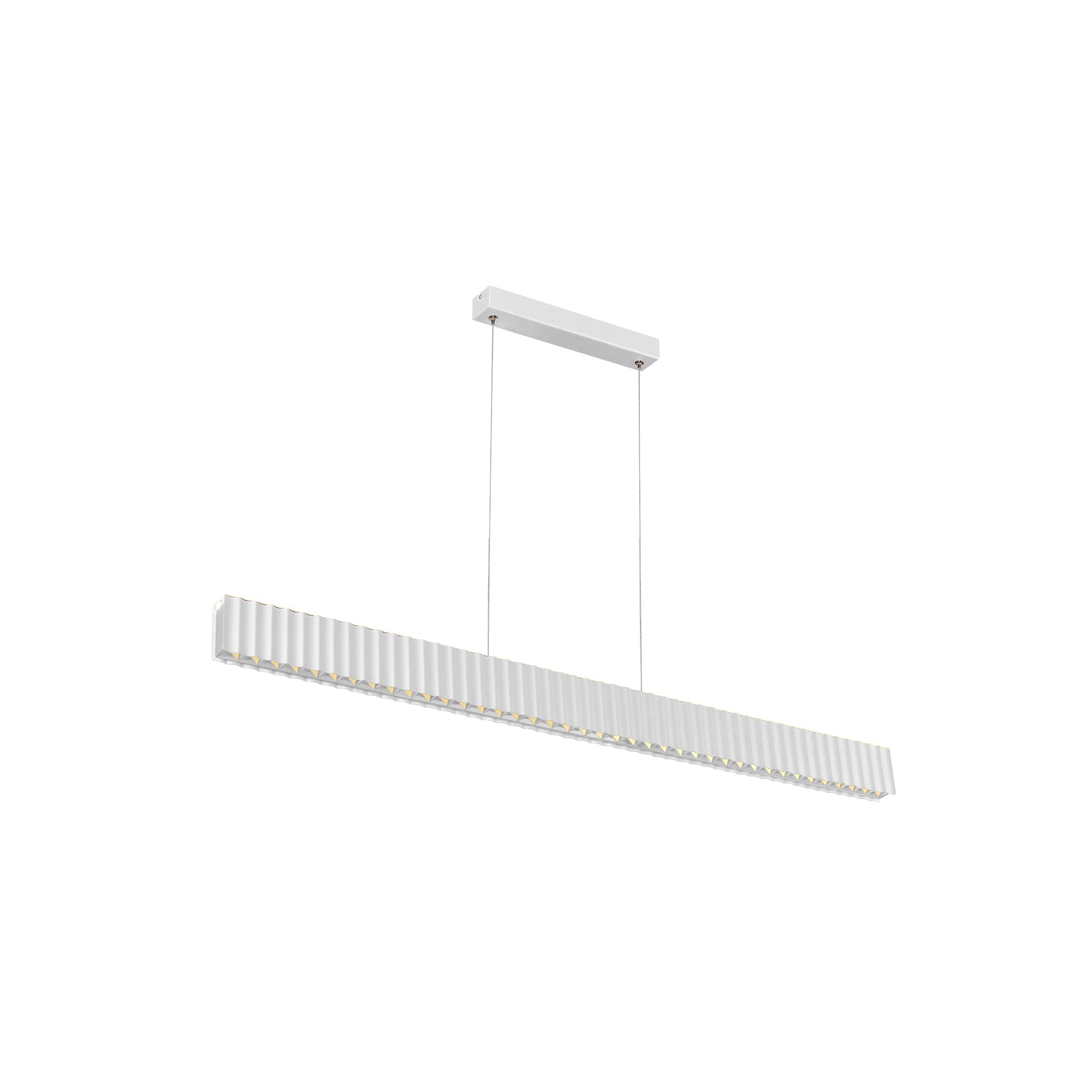 Skyline Brilliance Linear LED Pendant Light 78W 4000K in Black or White or Gold | Lighting Creations