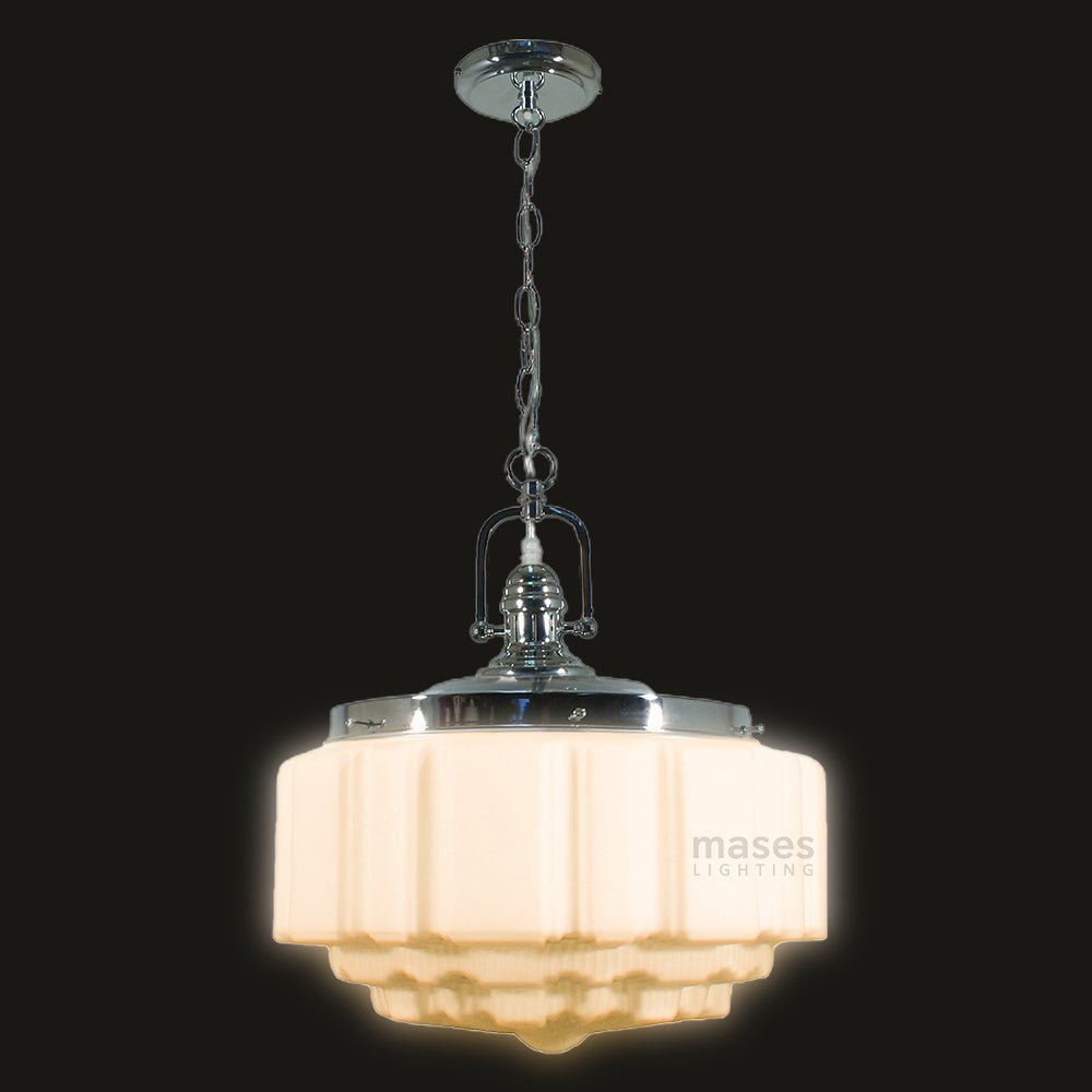 St Kilda 14" 1 Light Paramount Pendant Lighting - Chrome