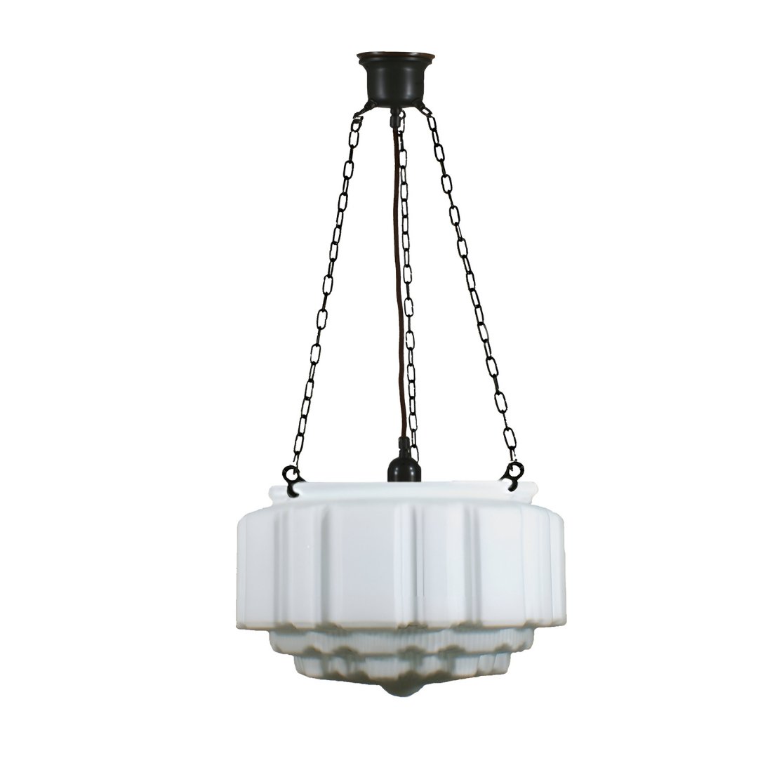 St Kilda 14" 3 Patina Chain Pendant Lighting