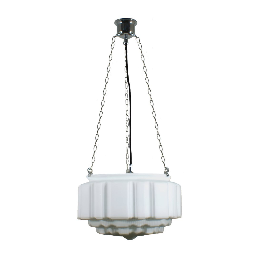 St Kilda 14" 3 Patina Chain Pendant Lighting
