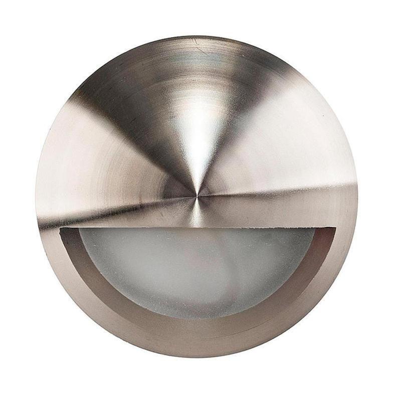 Surface Mounted Step Light with Eyelid Black HV2961 - Mases LightingHavit Lighting