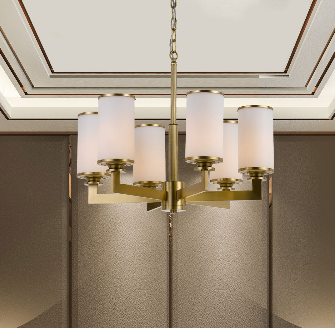 Telbix Ahern 6 Lights Pendant Solid Brass - Mases LightingTelbix
