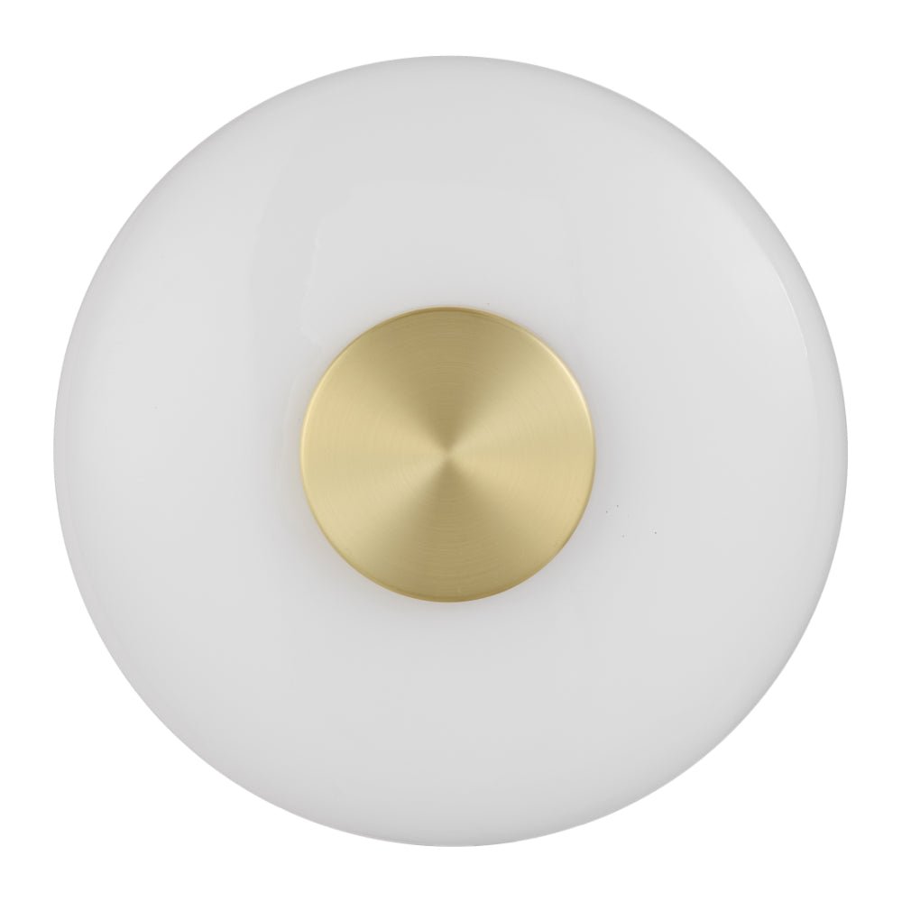 Telbix Amity Wall Light in Smoke, Opal and Amber