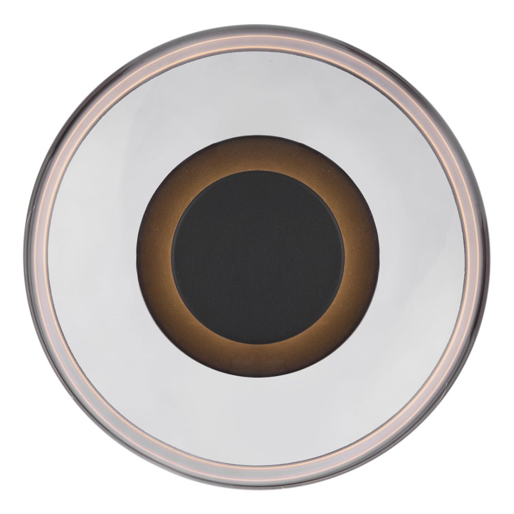 Telbix Amity Wall Light in Smoke, Opal and Amber
