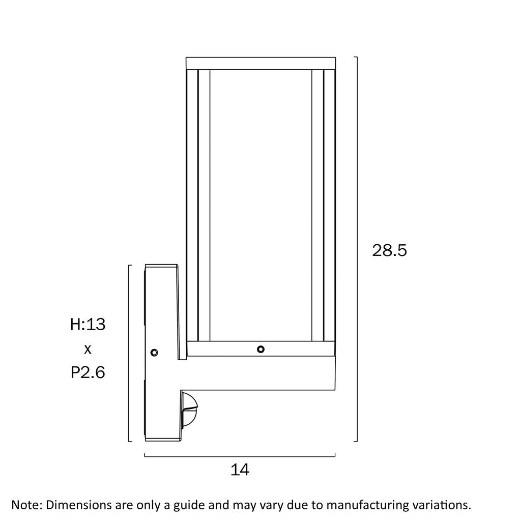 Telbix Belmin Exterior Sensor Wall Light - Mases LightingTelbix