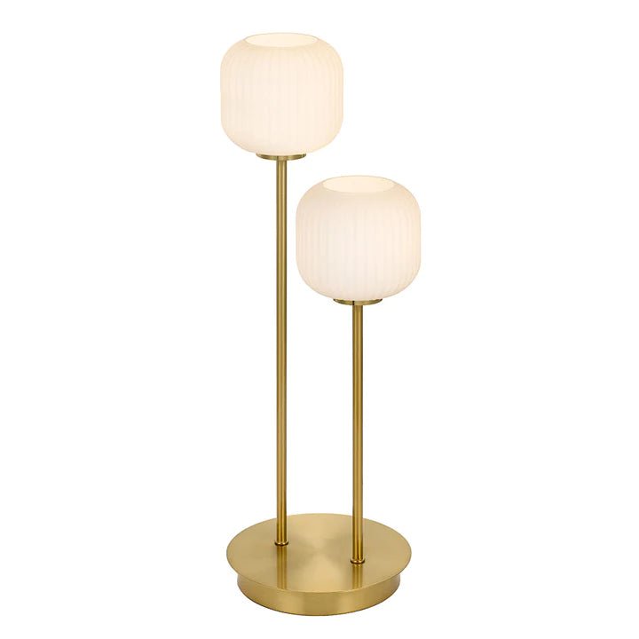 Telbix Bobo 2 Lights Table Lamp Antique Gold/Black Smoke - Mases LightingTelbix