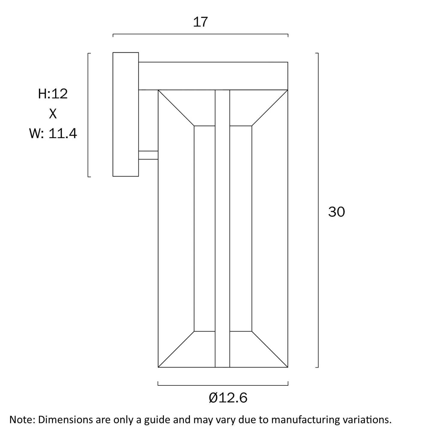 Telbix Brixon 30 Exterior Wall Lamp - Mases LightingTelbix