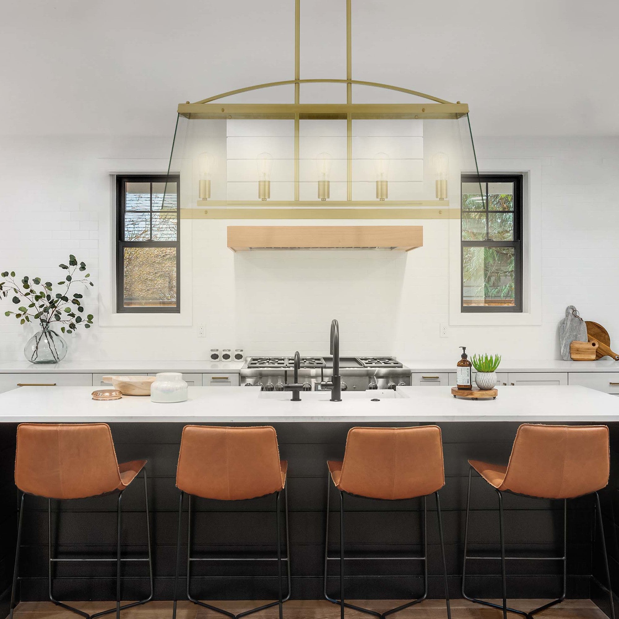 Telbix Colair 5 Lights Solid Brass Pendant - Mases LightingTelbix