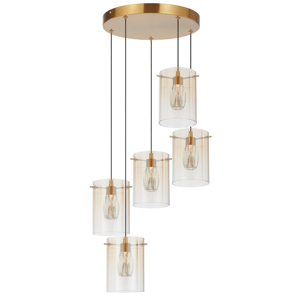 Telbix Crevil 5 Light Pendant - Mases LightingTelbix