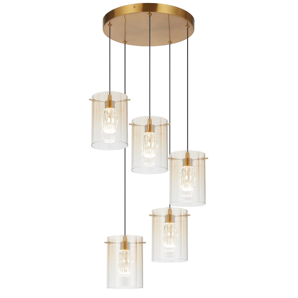 Telbix Crevil 5 Light Pendant - Mases LightingTelbix
