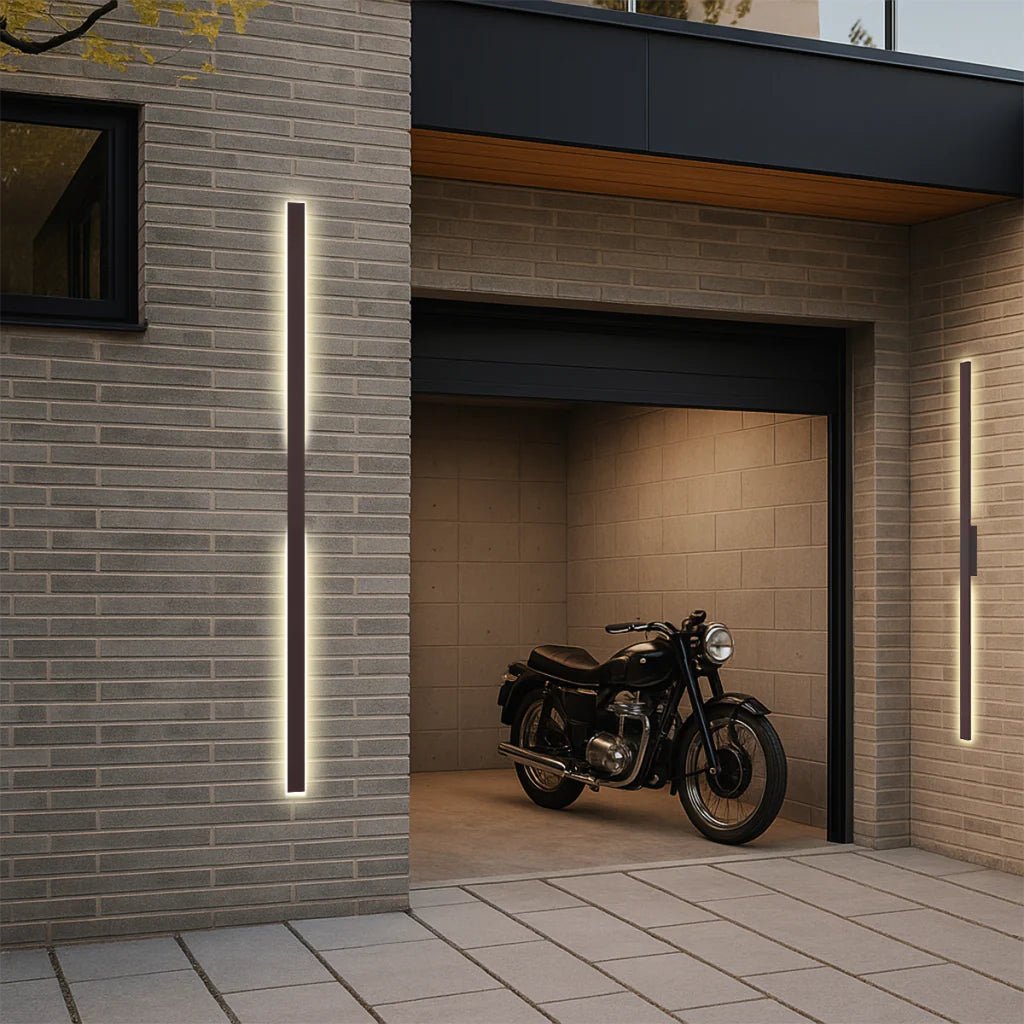 Telbix Ebiza 180 Exterior Wall Light in Black or Rust - Mases LightingTelbix