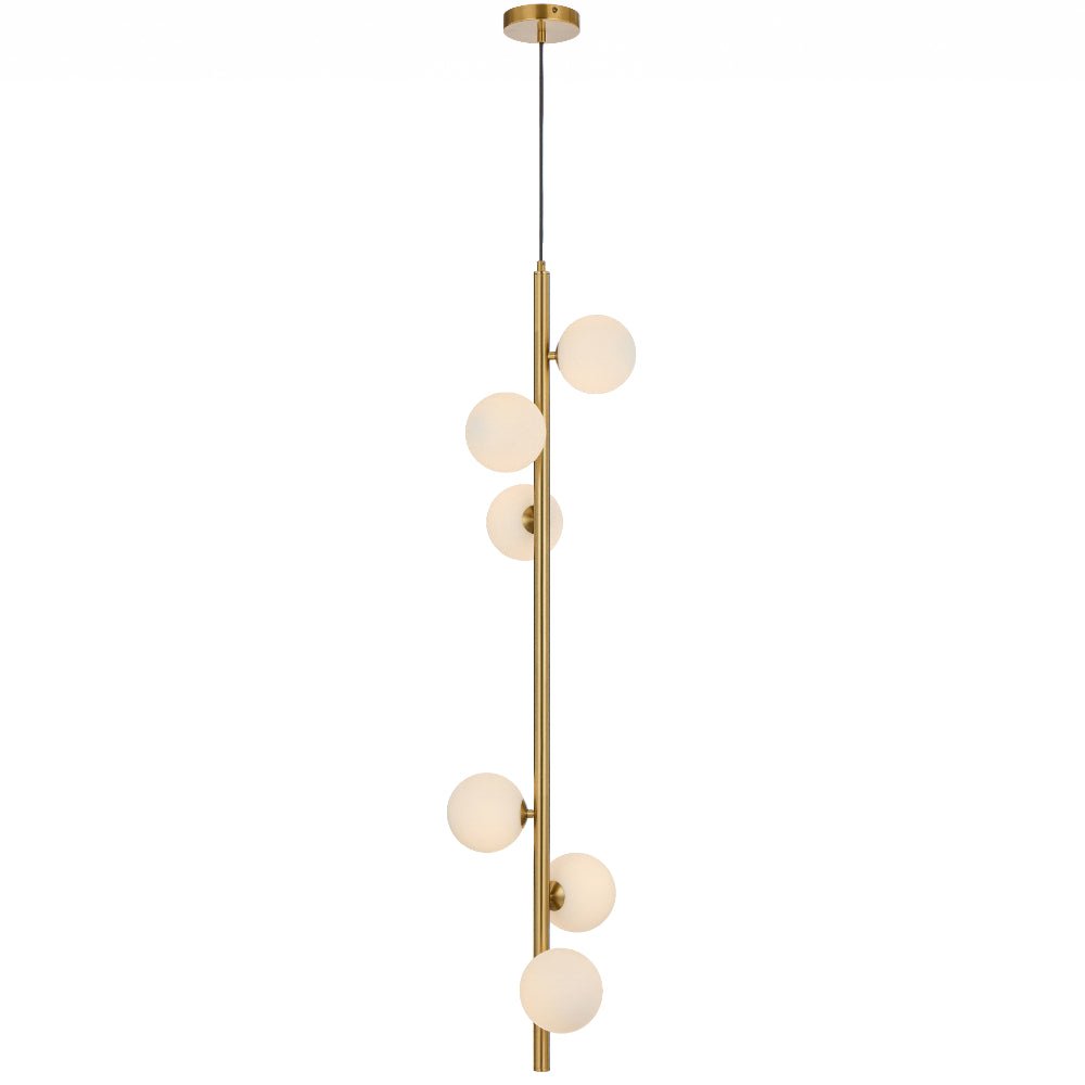 Telbix Elson 6 Light Pendant Antique Gold ELSON PE06 - AG - Mases LightingTelbix