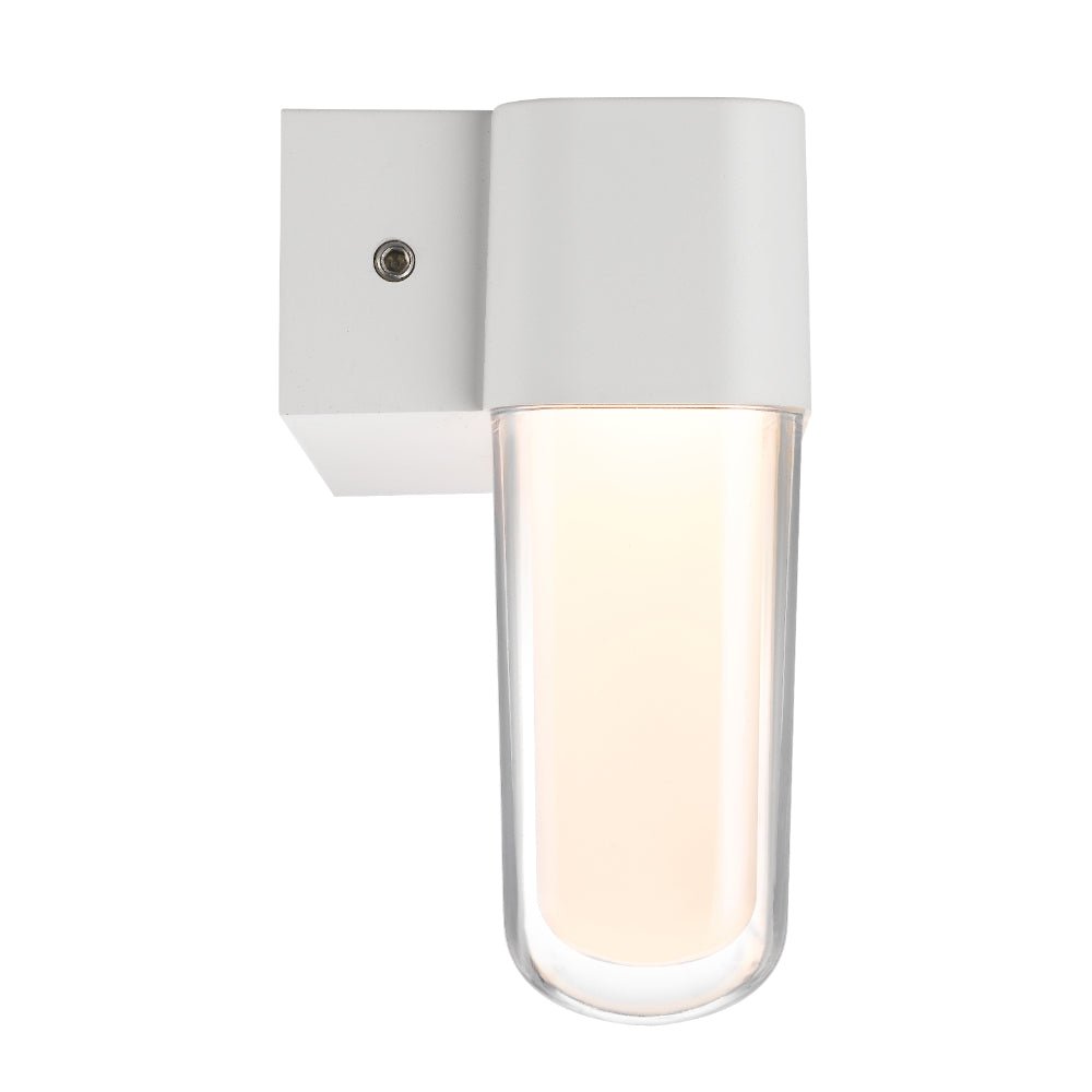 Telbix FADRO LED Exterior Wall Bracket (Available in Black & White, 10cm & 18cm) - Mases LightingTelbix