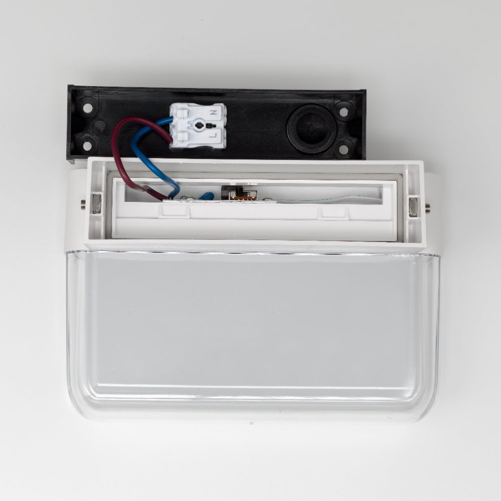 Telbix FADRO LED Exterior Wall Bracket (Available in Black & White, 10cm & 18cm) - Mases LightingTelbix