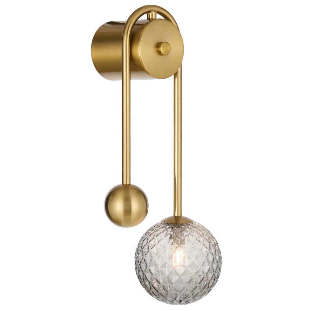 Telbix Felton Arm Wall Light Antique Gold FELTON WBA - AG - Mases LightingTelbix