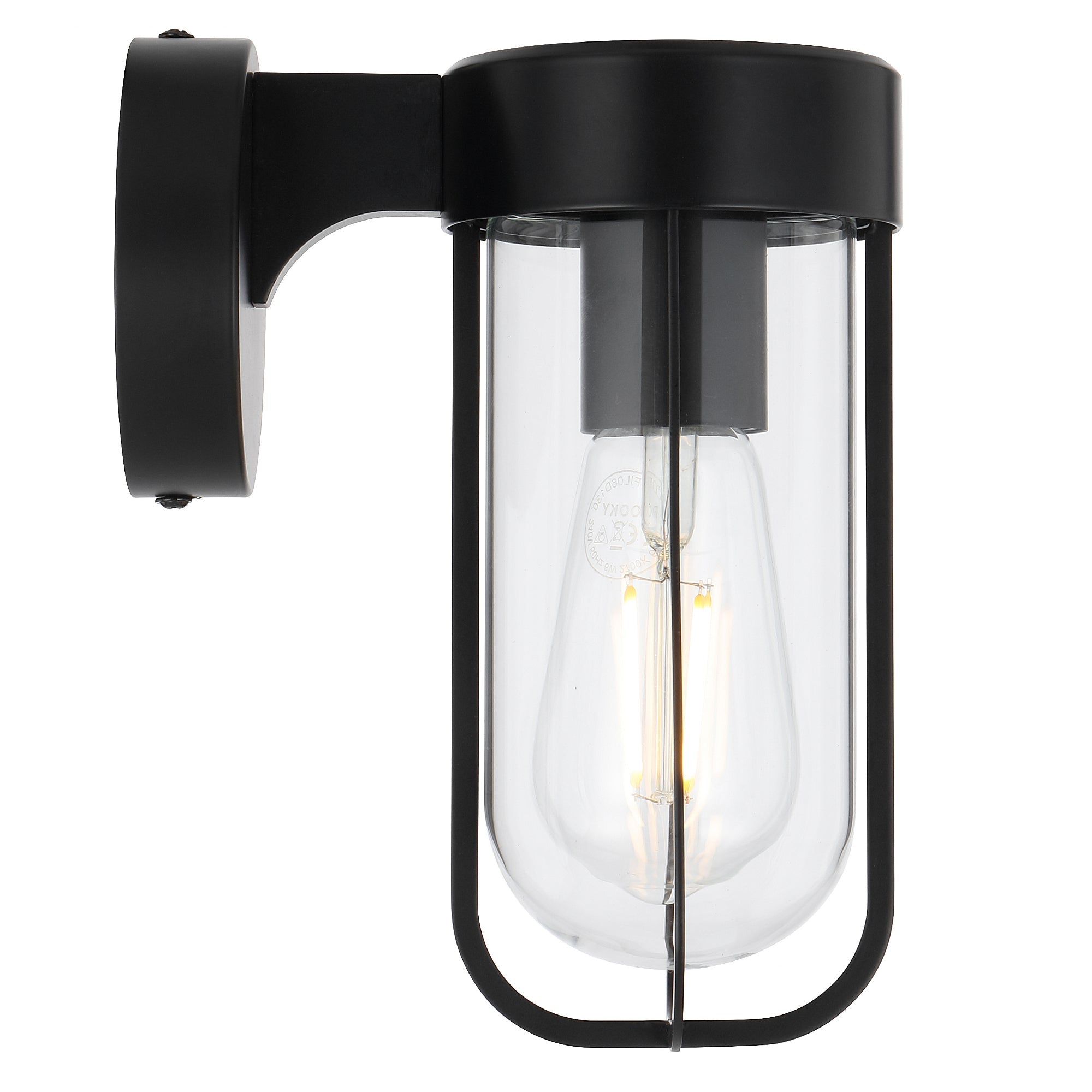 Telbix Fonseca Outdoor Wall Light Black FONSECA WB-BK