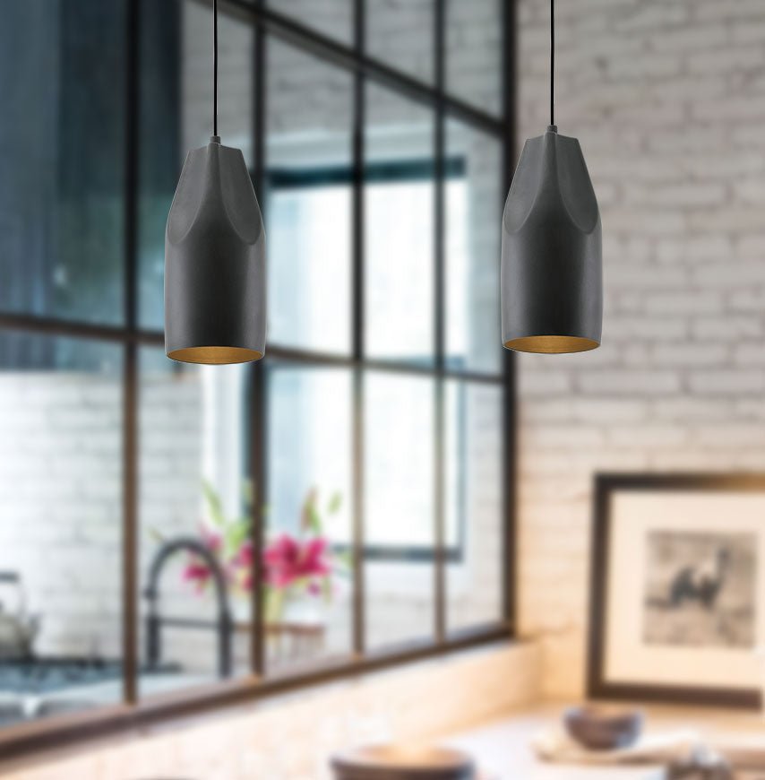 Telbix Forma 12 Pendant - Black, White - Mases LightingTelbix