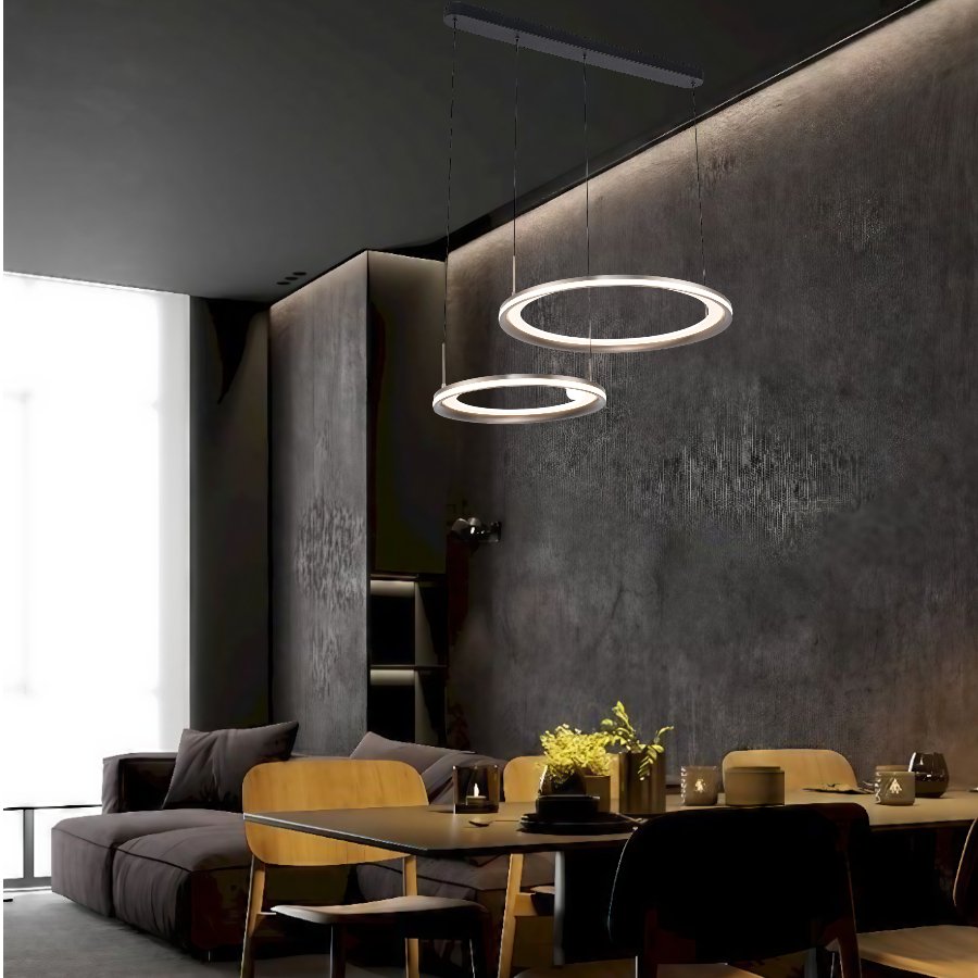 Telbix Fulcrum 2 Light Pendant- Grey - Mases LightingTelbix