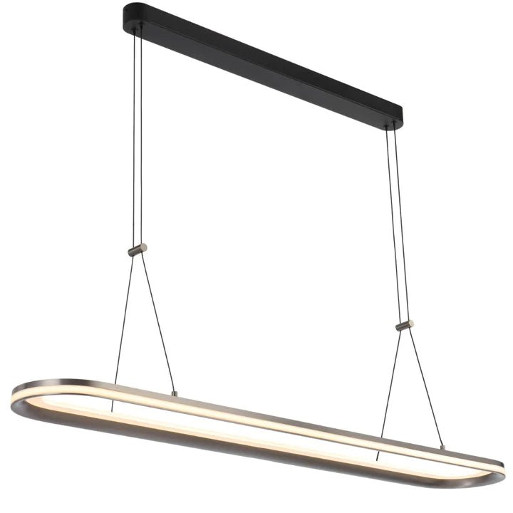 Telbix Fulcrum Rectangle Pendant- Grey - Mases LightingTelbix