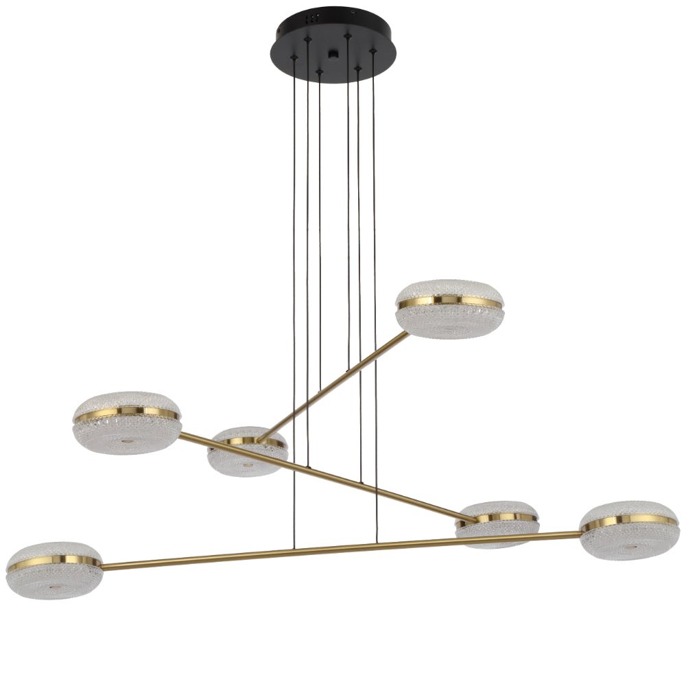 Telbix Govan 6 Light LED Pendant GOVAN PE6-AG
