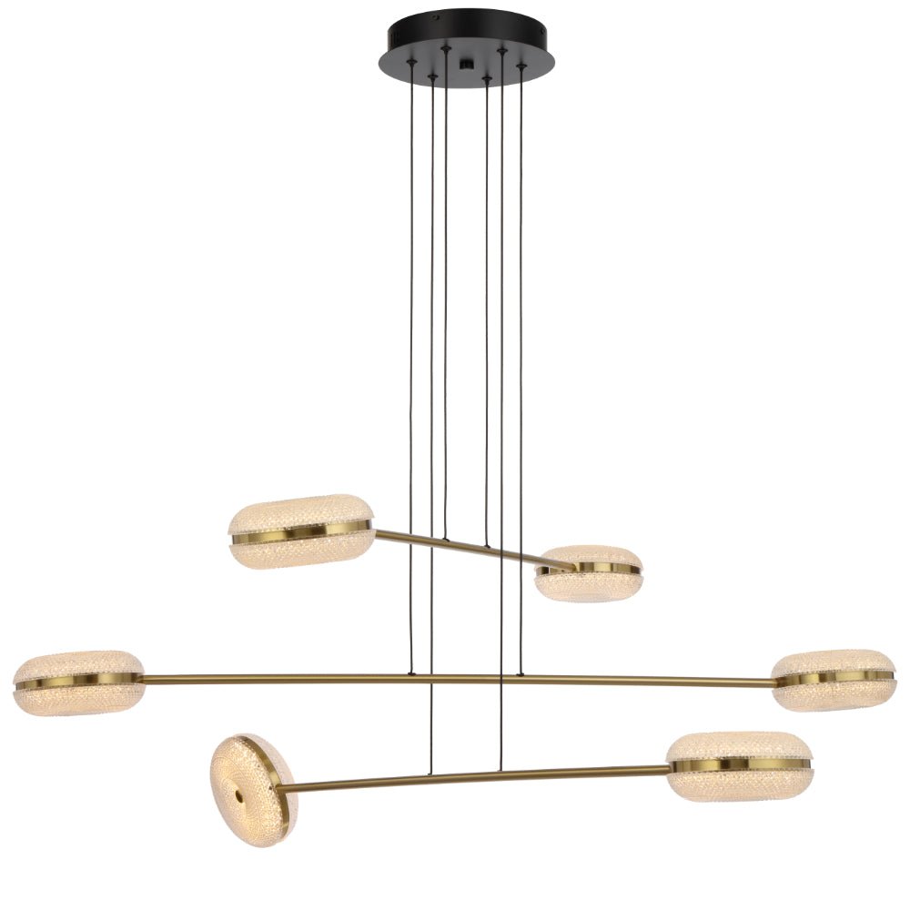 Telbix Govan 6 Light LED Pendant GOVAN PE6-AG