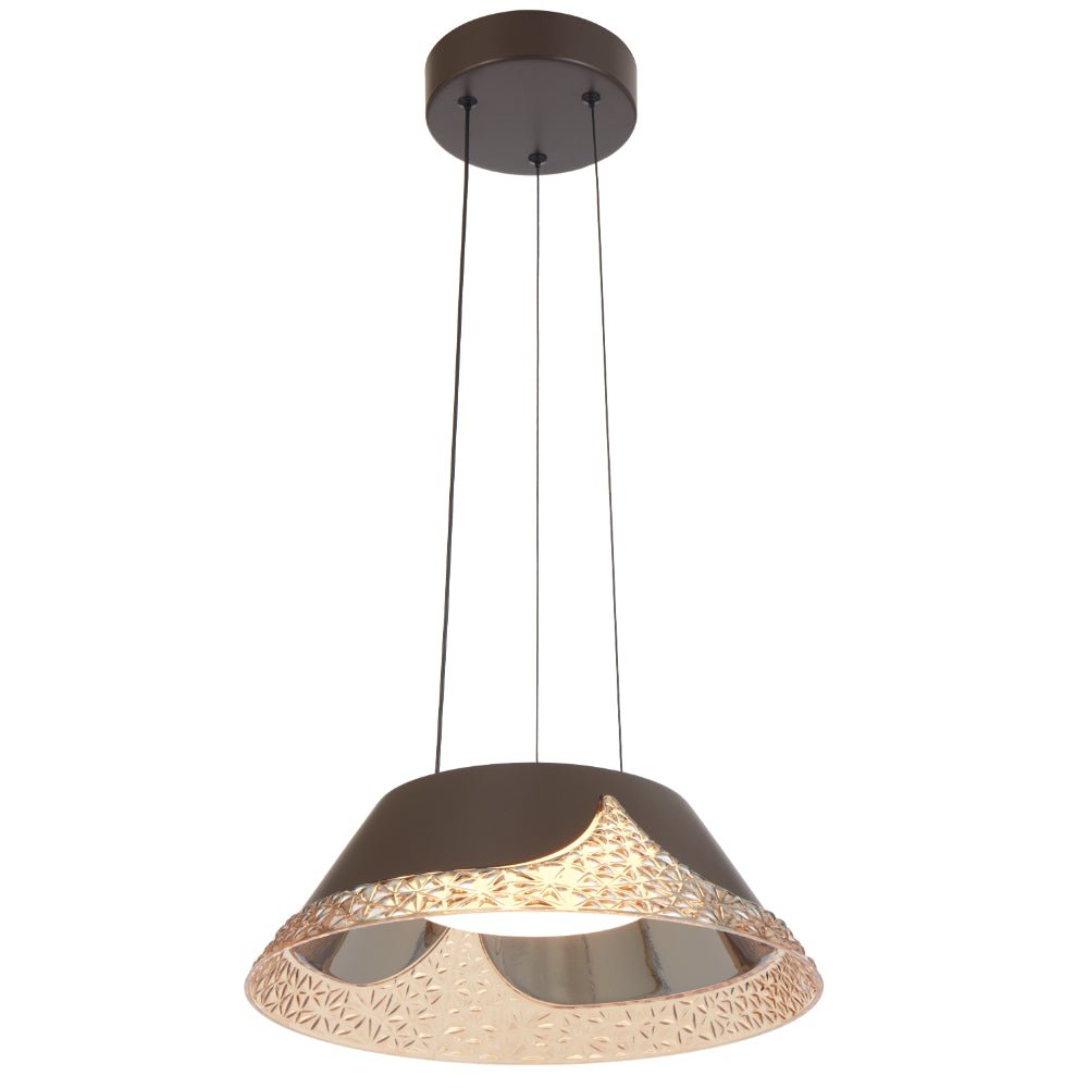 Telbix Halifax 35 Pendant Bronze/Amber - Mases LightingTelbix