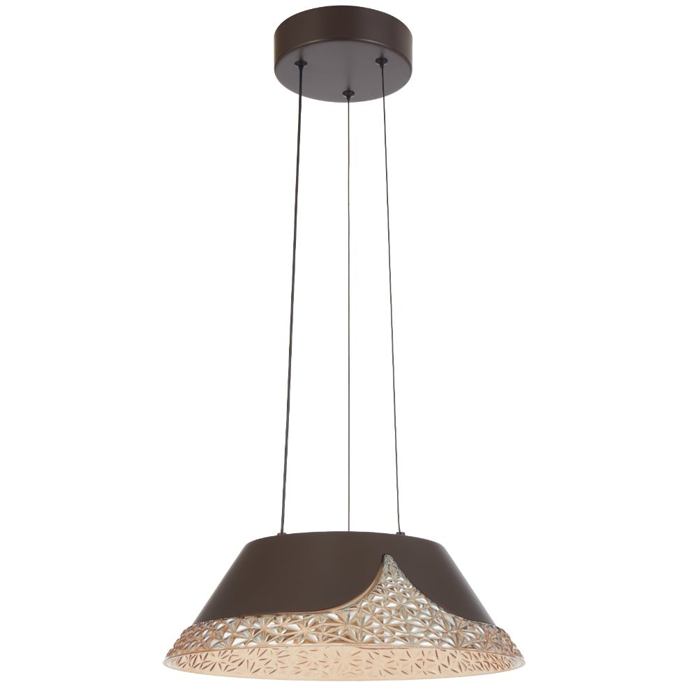 Telbix Halifax 35 Pendant Bronze/Amber - Mases LightingTelbix
