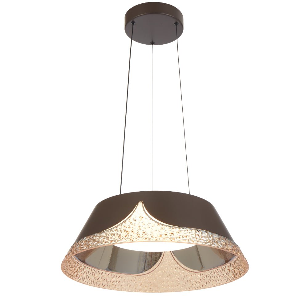 Telbix Halifax 50 Pendant Bronze/Amber - Mases LightingTelbix