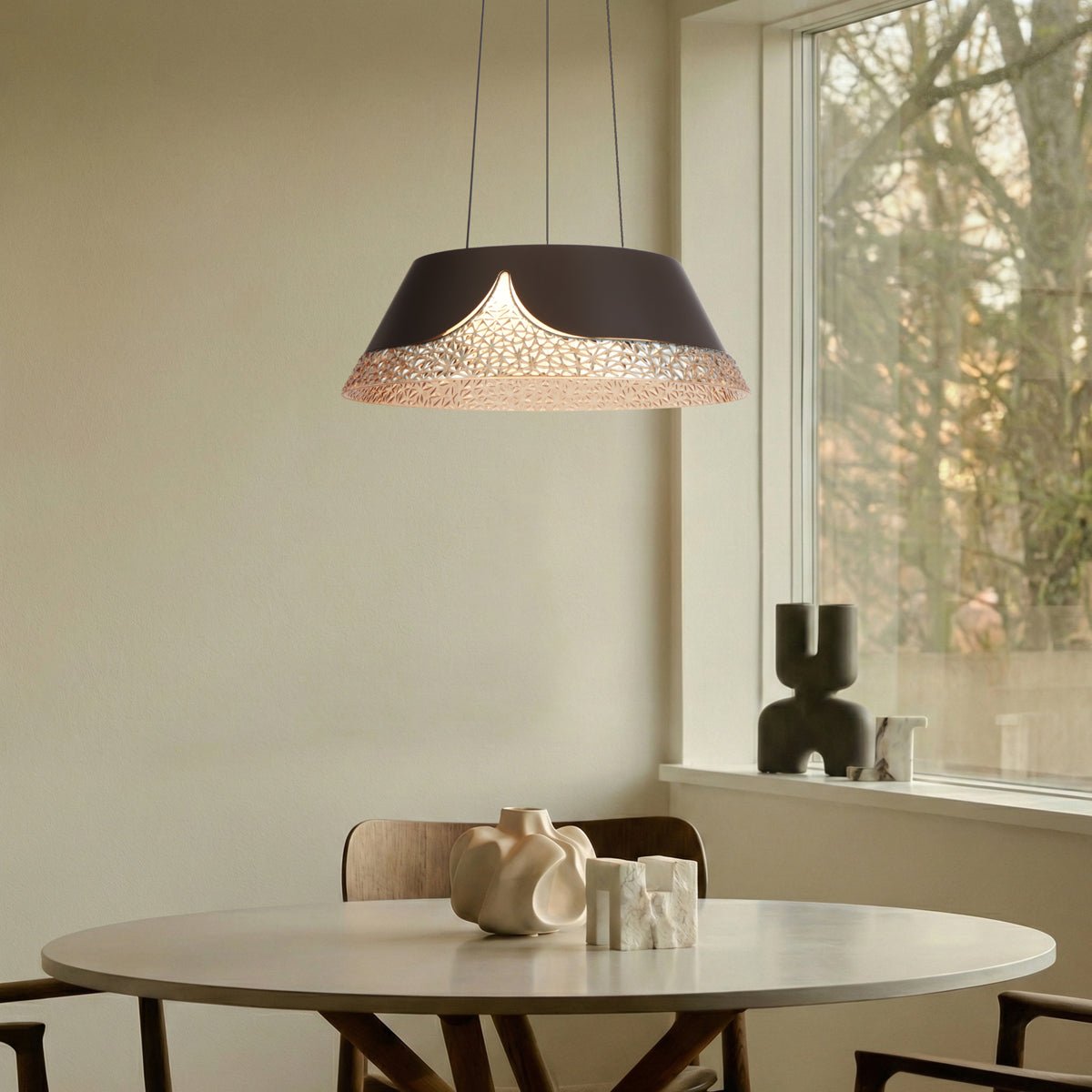 Telbix Halifax 50 Pendant Bronze/Amber - Mases LightingTelbix
